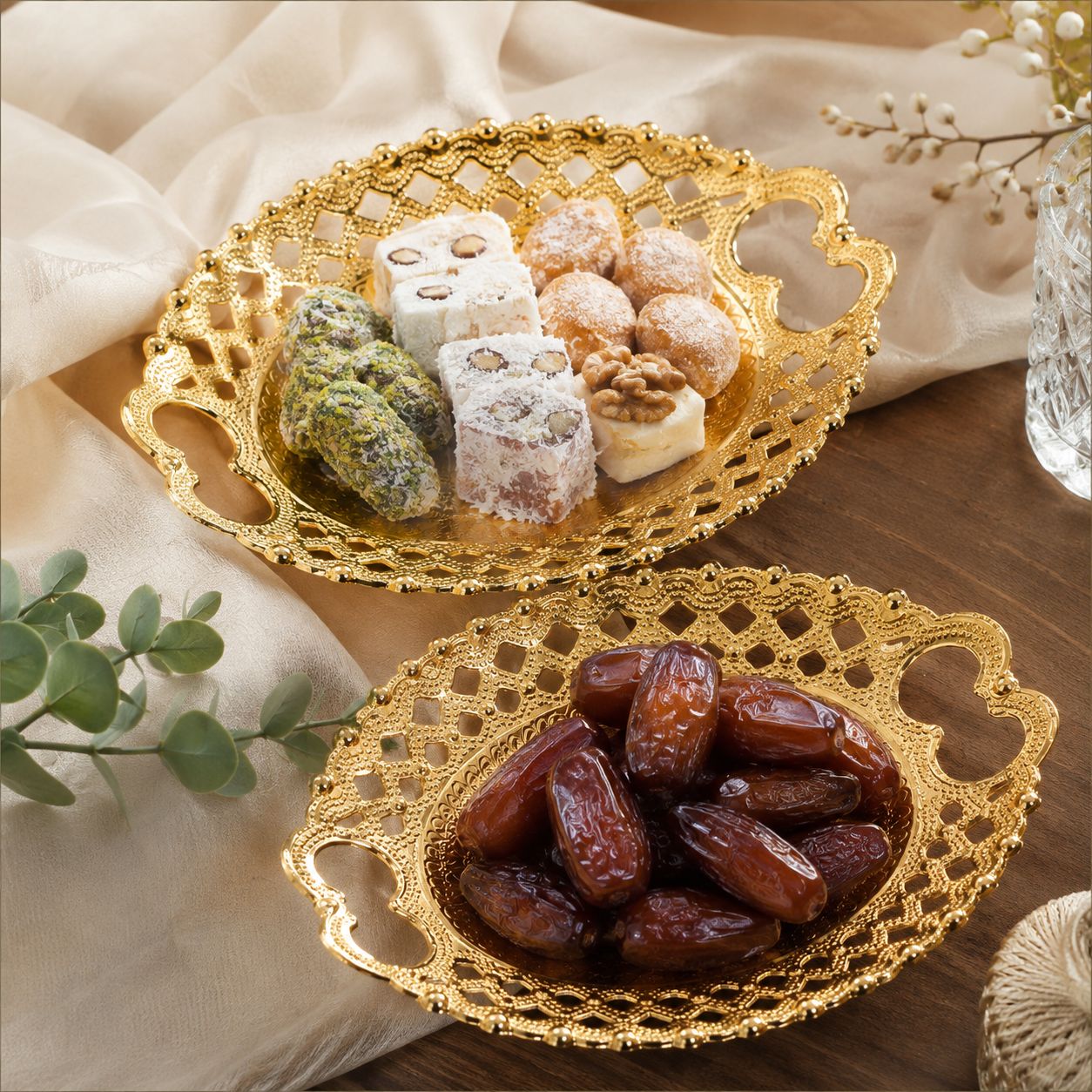 خرما خوری استیل خرما خوری استیل قلم کاری - تصویر 1